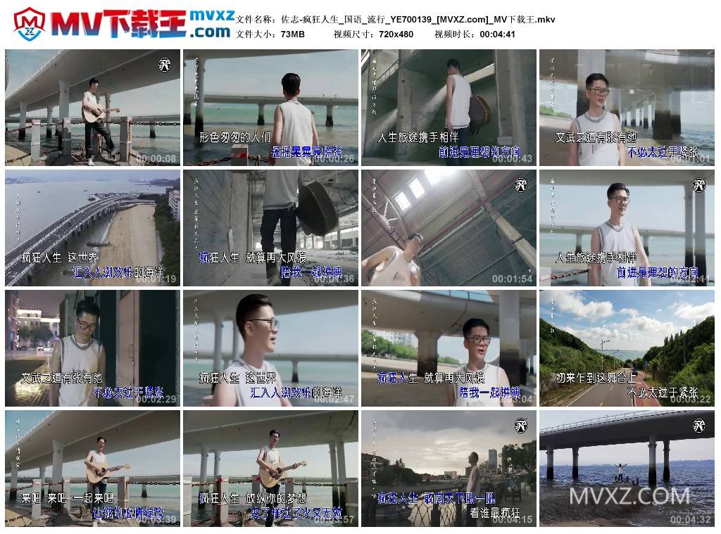 佐志-疯狂人生_国语_流行_YE700139